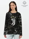 Лонгслив женский. Хлопок / JUVENTUS.