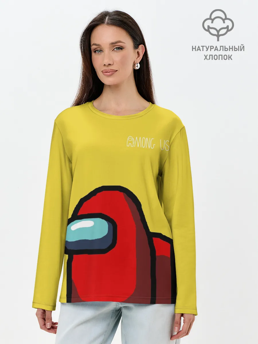 Лонгслив женский. Хлопок / Among Us classic