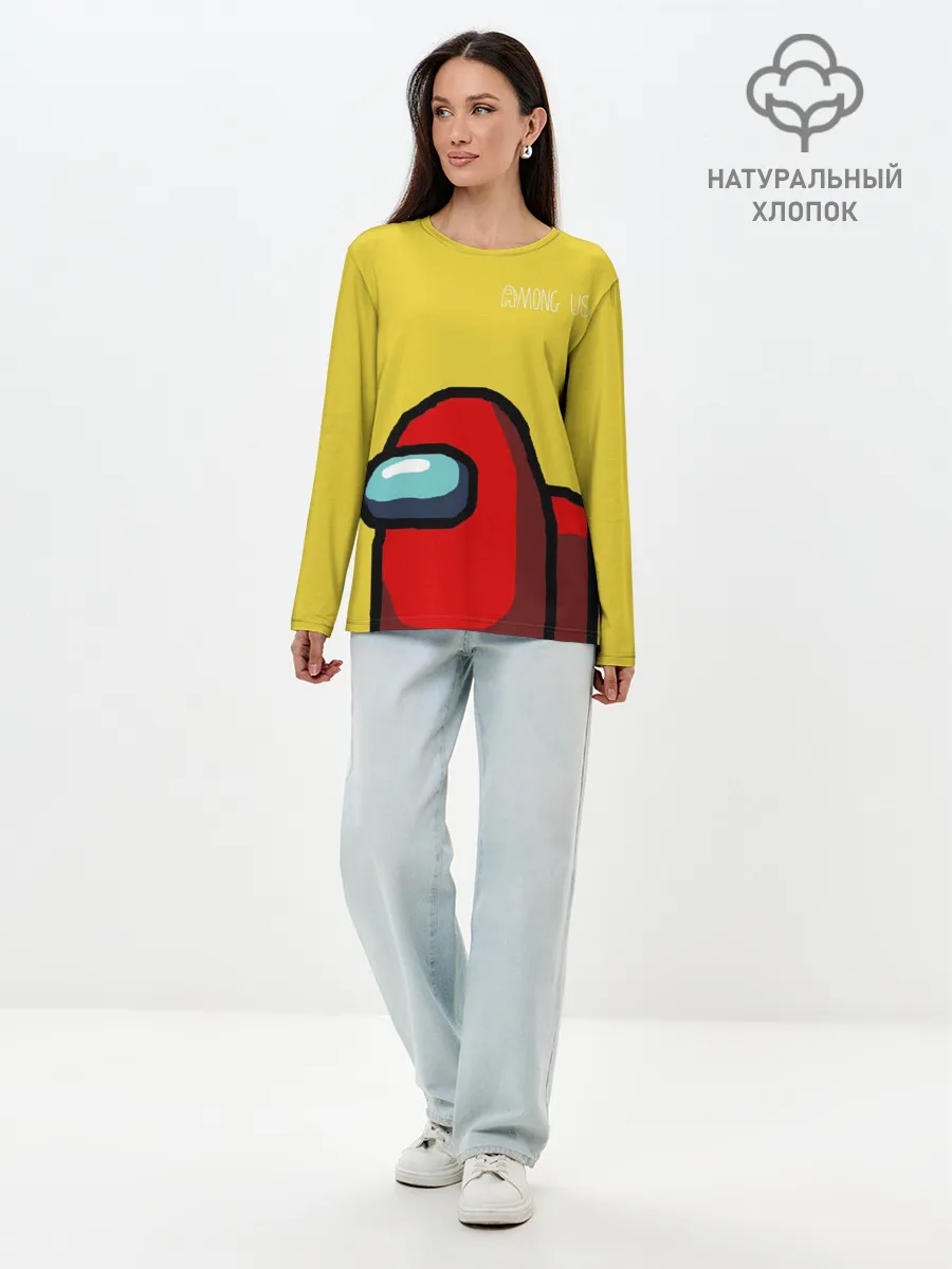 Лонгслив женский. Хлопок / Among Us classic