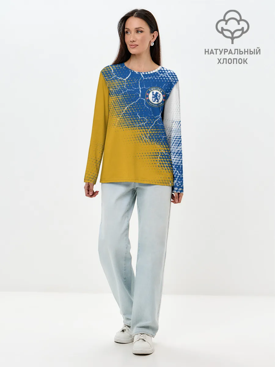 Лонгслив женский. Хлопок / CHELSEA F.C. / ЧЕЛСИ