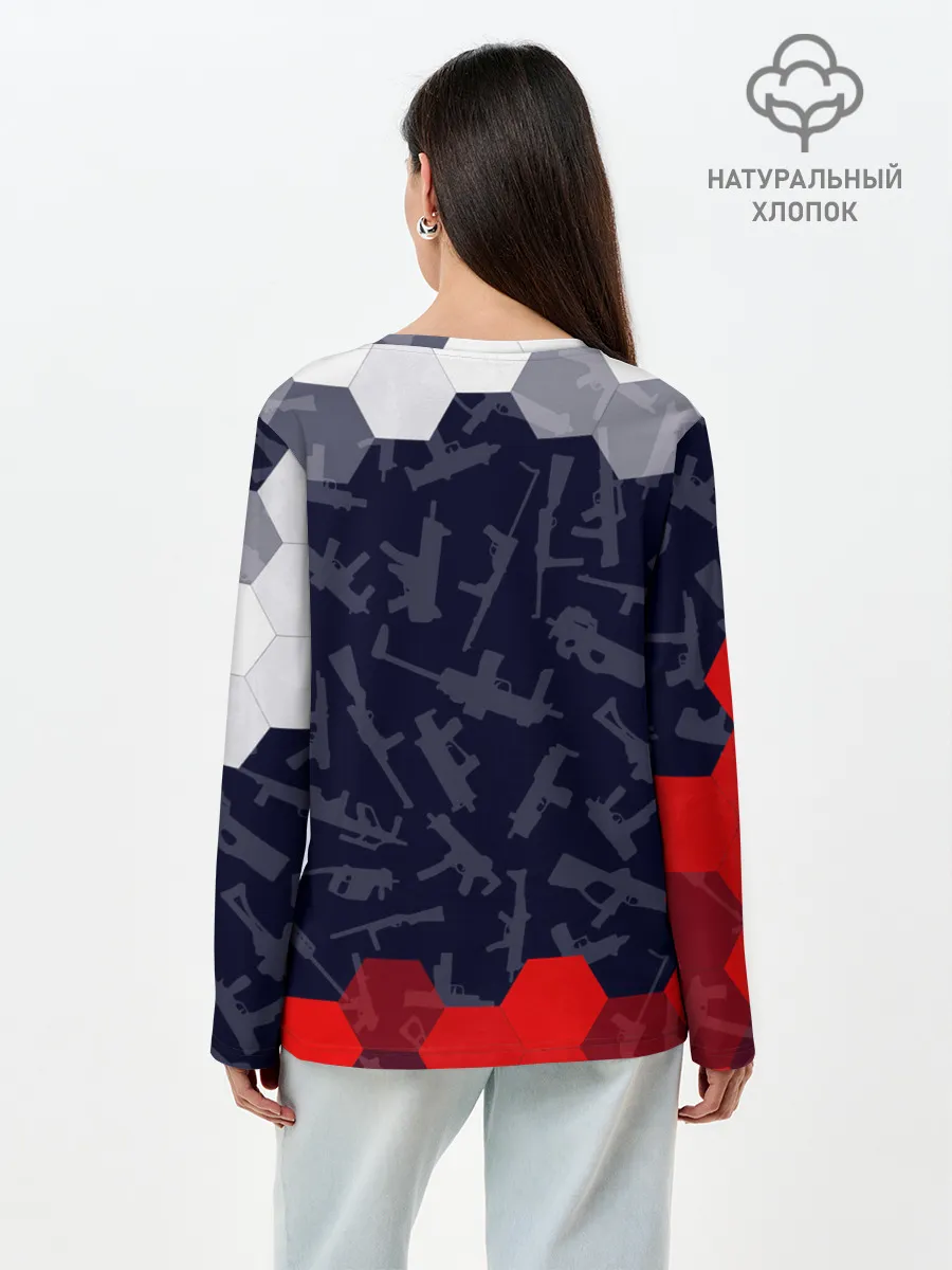 Лонгслив женский. Хлопок / CS GO | КС ГО