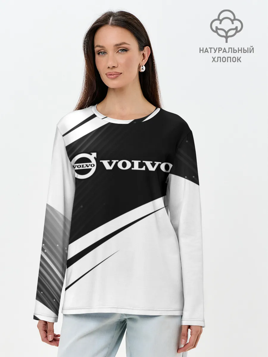 Лонгслив женский. Хлопок / VOLVO / Вольво