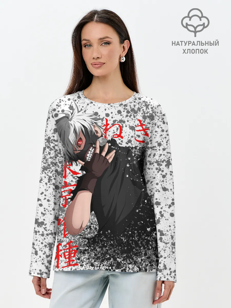 Лонгслив женский. Хлопок / ТОКИЙСКИЙ ГУЛЬ