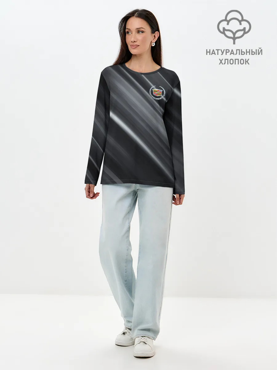 Лонгслив женский. Хлопок / Cadillac | Кадиллак