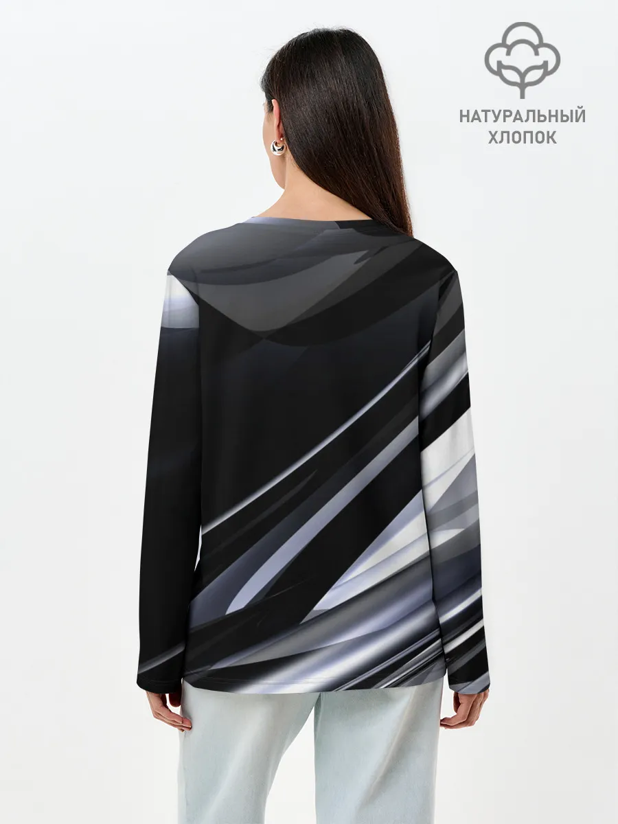 Лонгслив женский. Хлопок / Hyundai