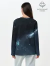 Лонгслив женский. Хлопок / Млечный путь