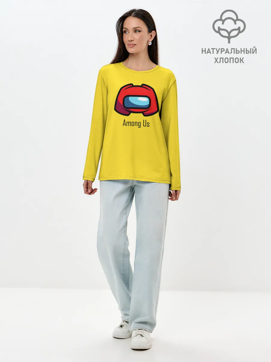 Лонгслив женский. Хлопок / Among Us|LoGo