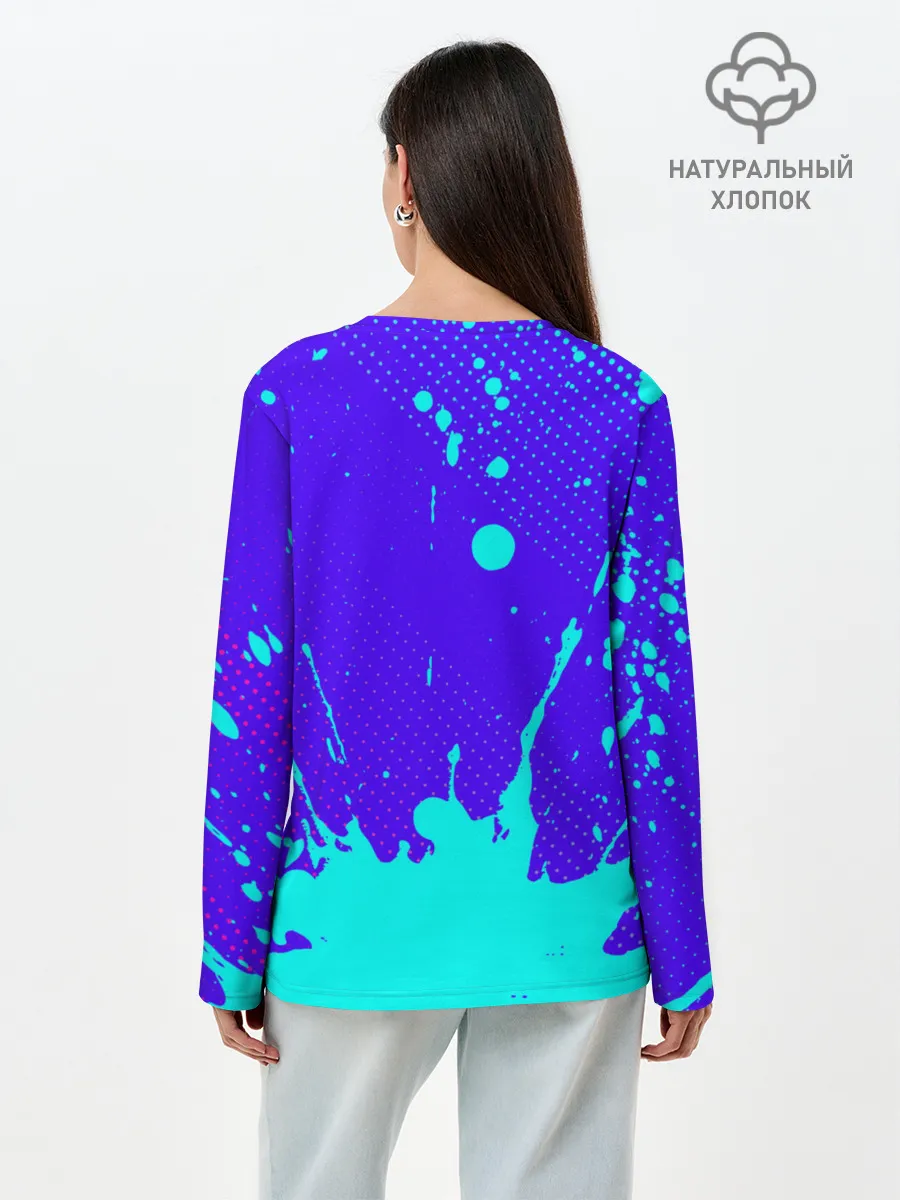 Лонгслив женский. Хлопок / AMONG US / АМОНГ АС