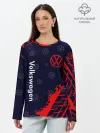 Лонгслив женский. Хлопок / VOLKSWAGEN / Фольксваген