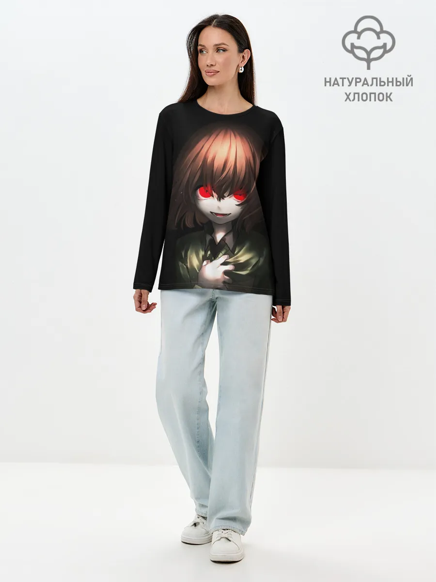 Лонгслив женский. Хлопок / UNDERTALE