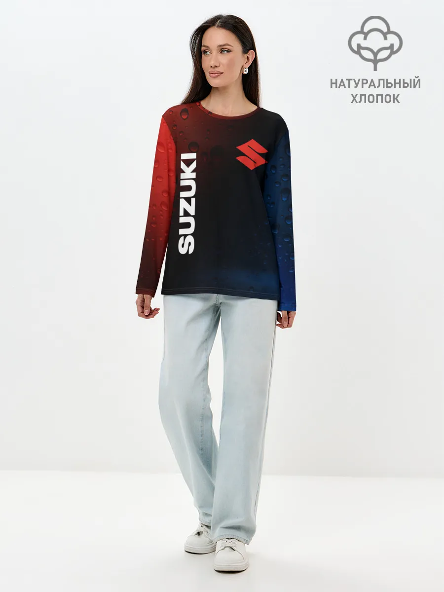 Лонгслив женский. Хлопок / SUZUKI / Сузуки