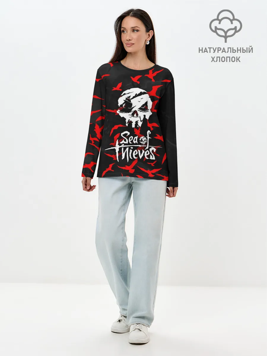 Лонгслив женский. Хлопок / SEA OF THIEVES