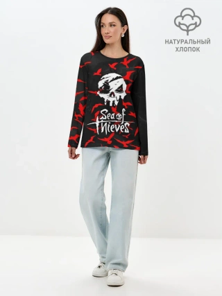 Лонгслив женский. Хлопок / SEA OF THIEVES