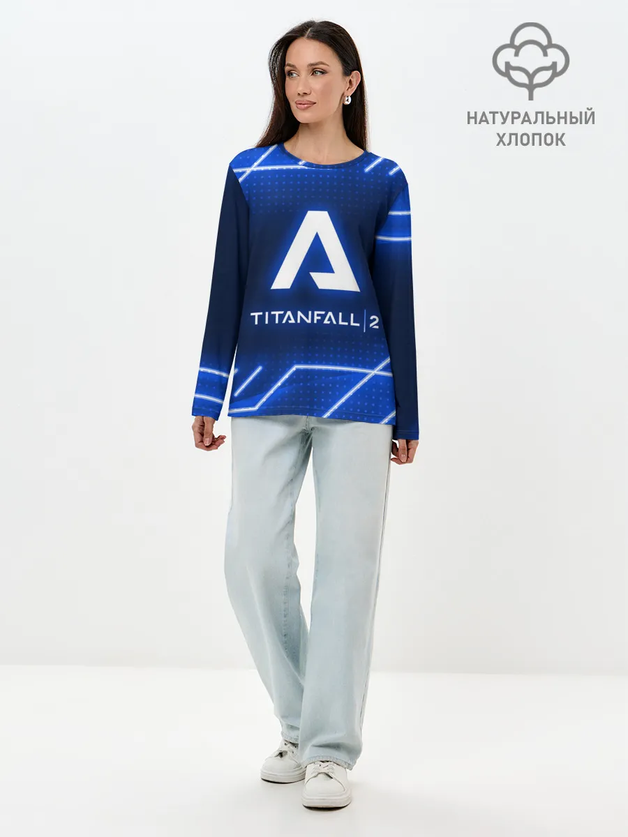 Лонгслив женский. Хлопок / TITANFALL 2