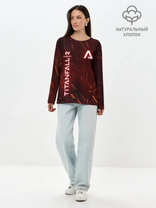 Лонгслив женский. Хлопок / TITANFALL 2