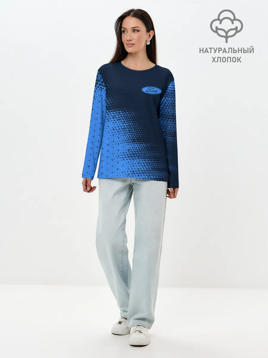 Лонгслив женский. Хлопок / FORD / Форд