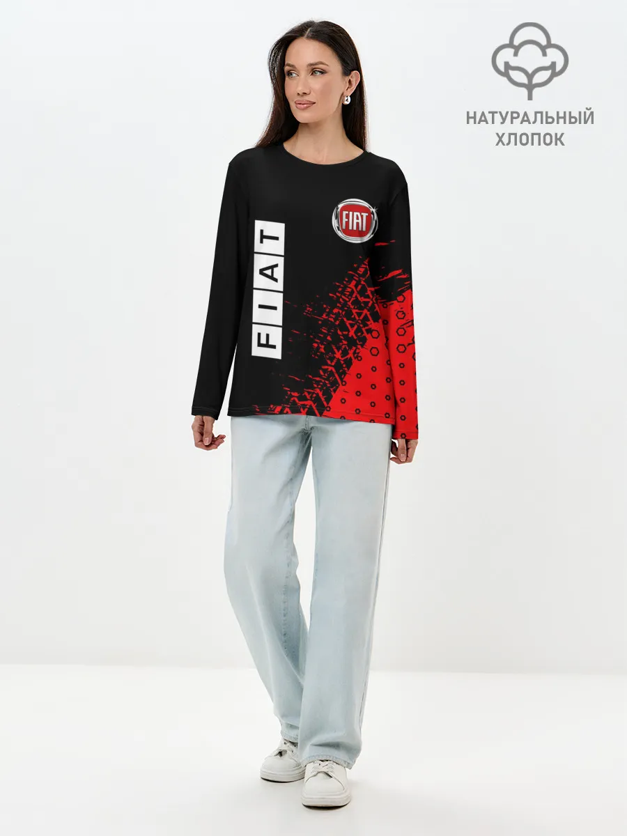 Лонгслив женский. Хлопок / FIAT / Фиат
