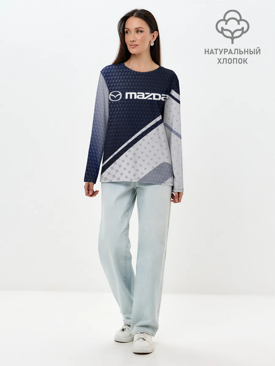 Лонгслив женский. Хлопок / MAZDA / Мазда