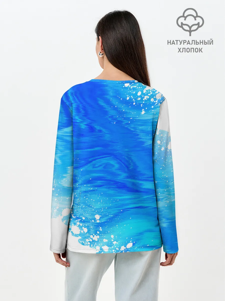 Лонгслив женский. Хлопок / NISSAN / Ниссан