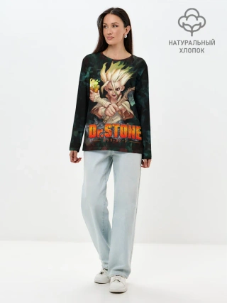 Лонгслив женский. Хлопок / Doctor Stone | Доктор Стоун