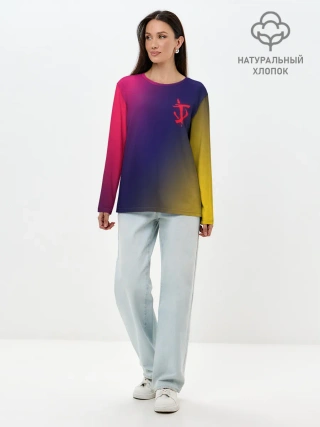 Лонгслив женский. Хлопок / DOOM / ДУМ