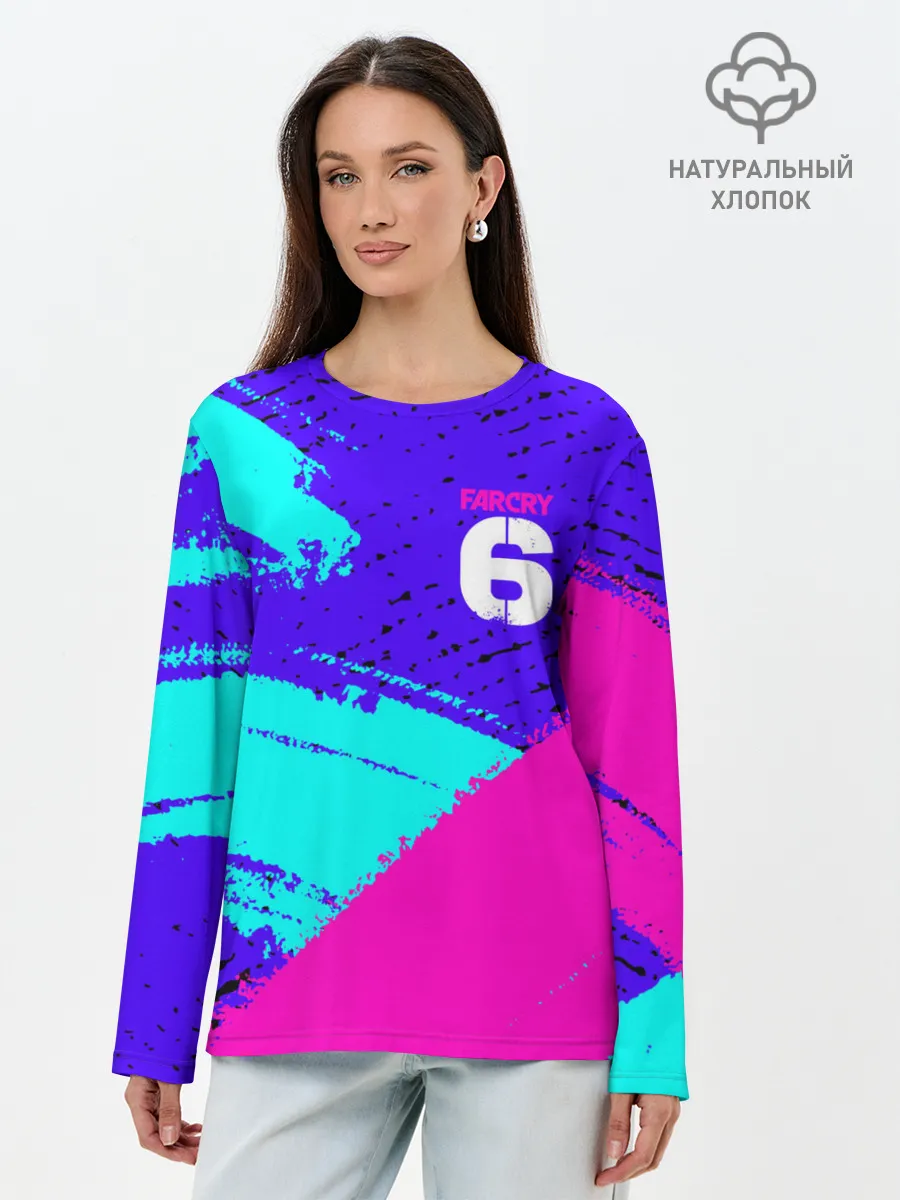Лонгслив женский. Хлопок / FAR CRY 6 / ФАР КРАЙ 6