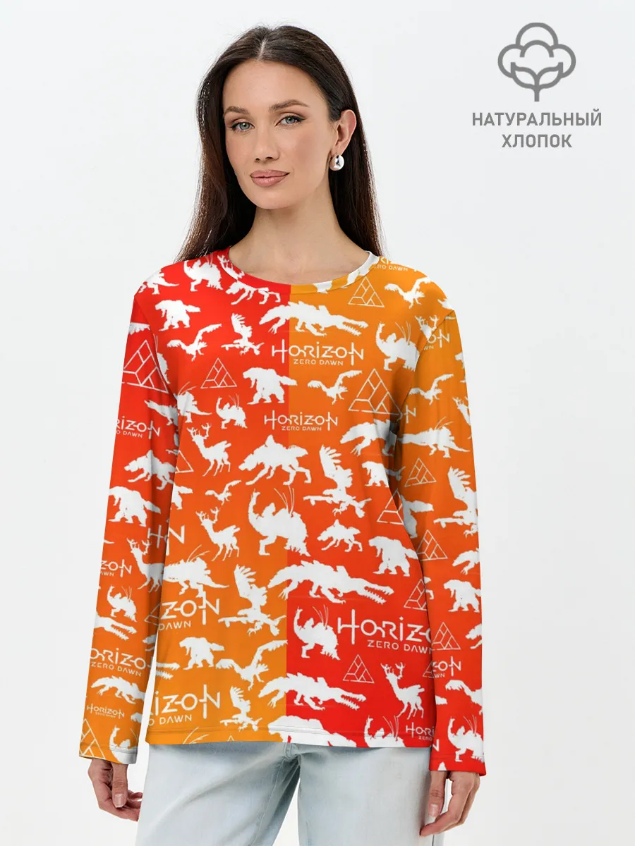 Лонгслив женский. Хлопок / HORIZON ZERO DAWN