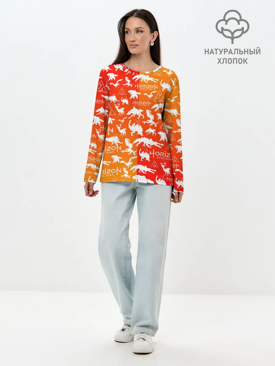 Лонгслив женский. Хлопок / HORIZON ZERO DAWN