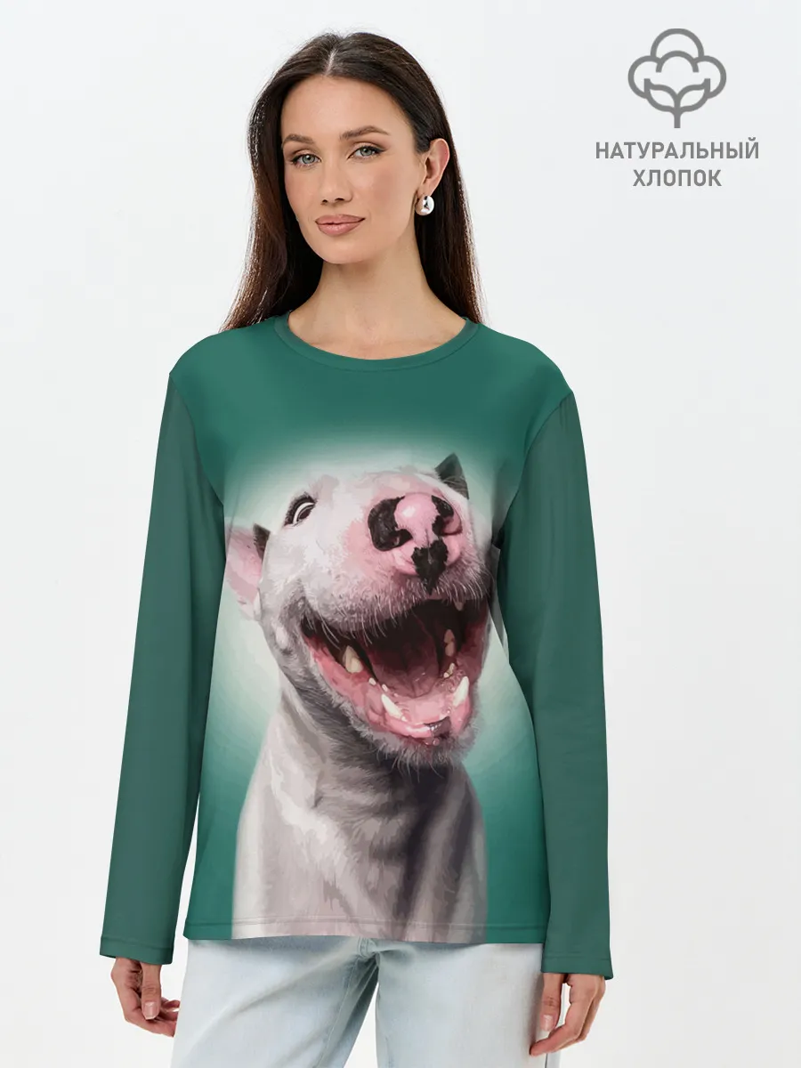 Лонгслив женский. Хлопок / Bully