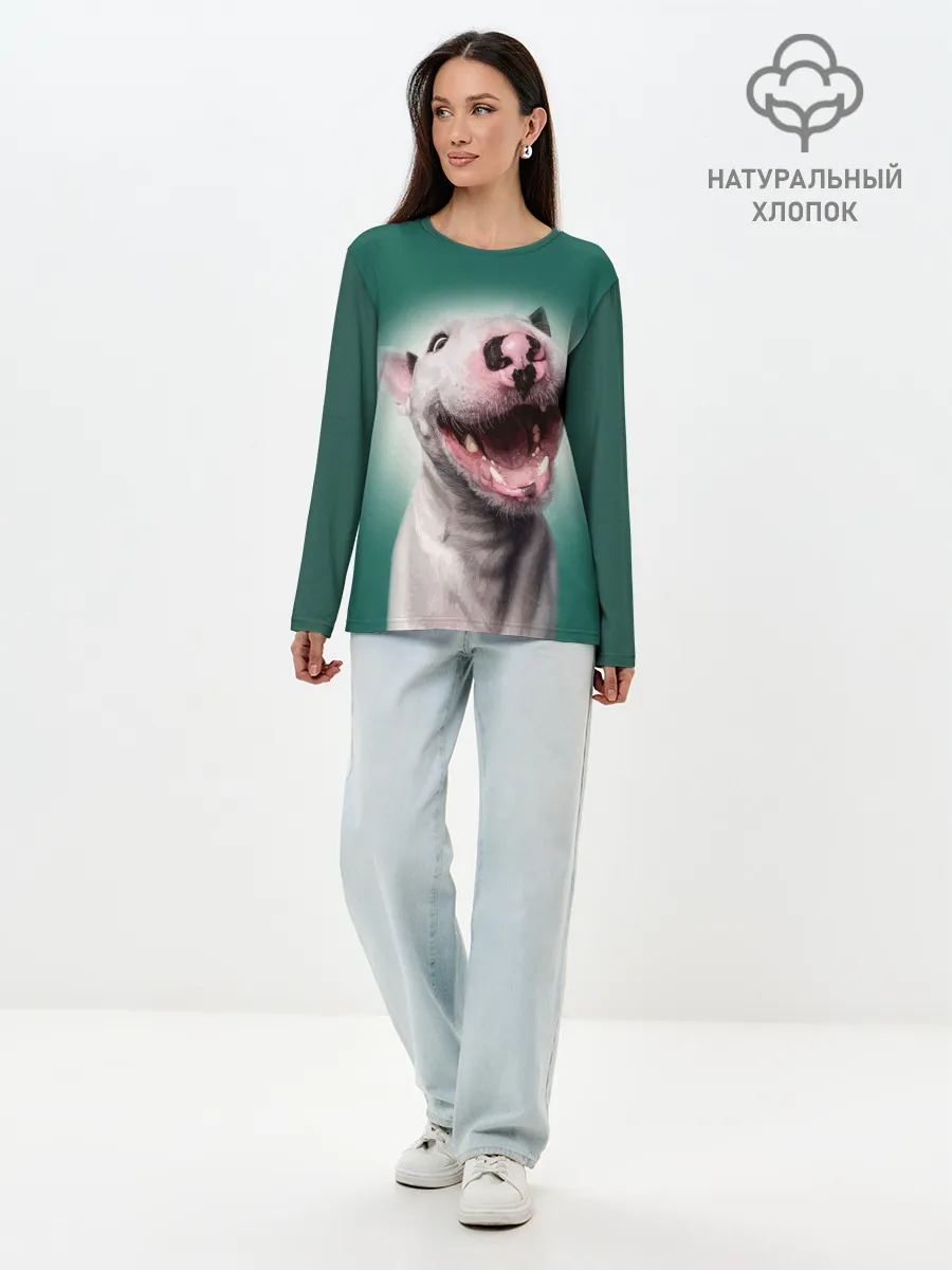 Лонгслив женский. Хлопок / Bully