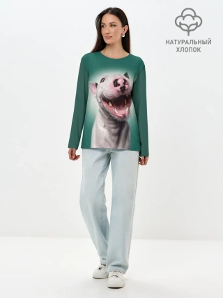 Лонгслив женский. Хлопок / Bully