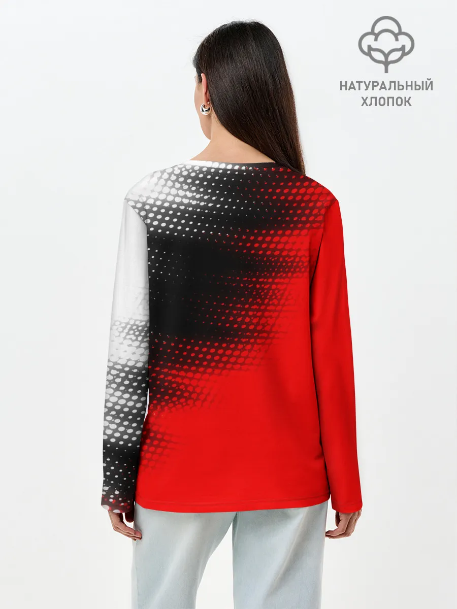 Лонгслив женский. Хлопок / YAMAHA MOTOR / Ямаха