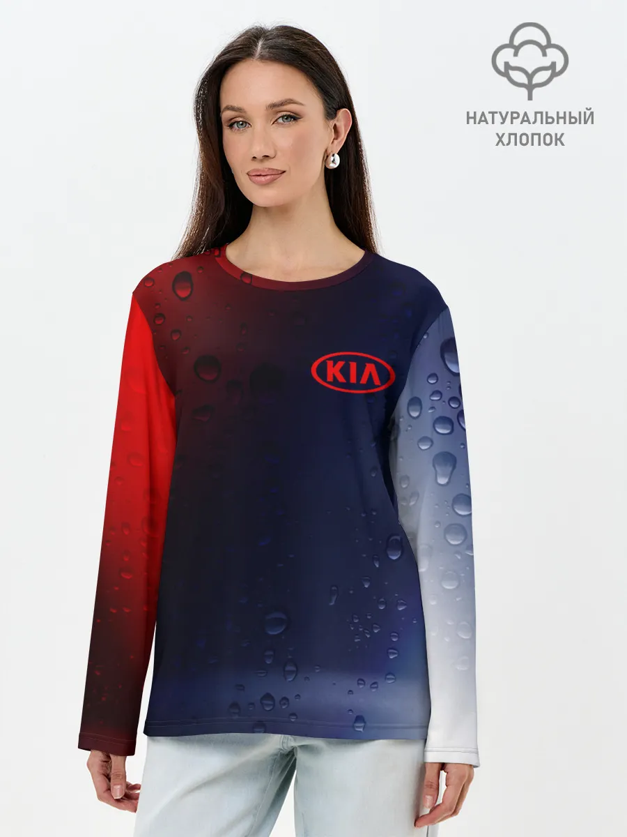 Лонгслив женский. Хлопок / KIA / КИА