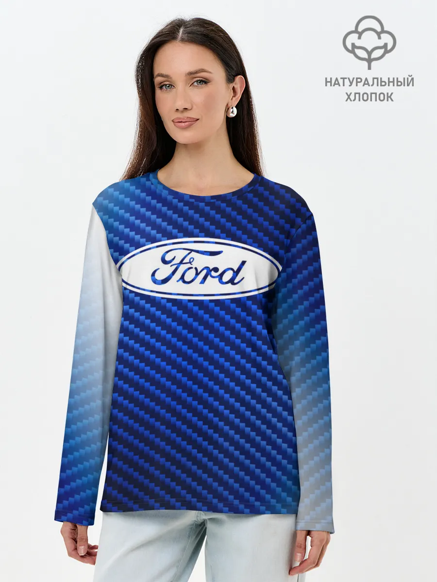 Лонгслив женский. Хлопок / FORD / Форд