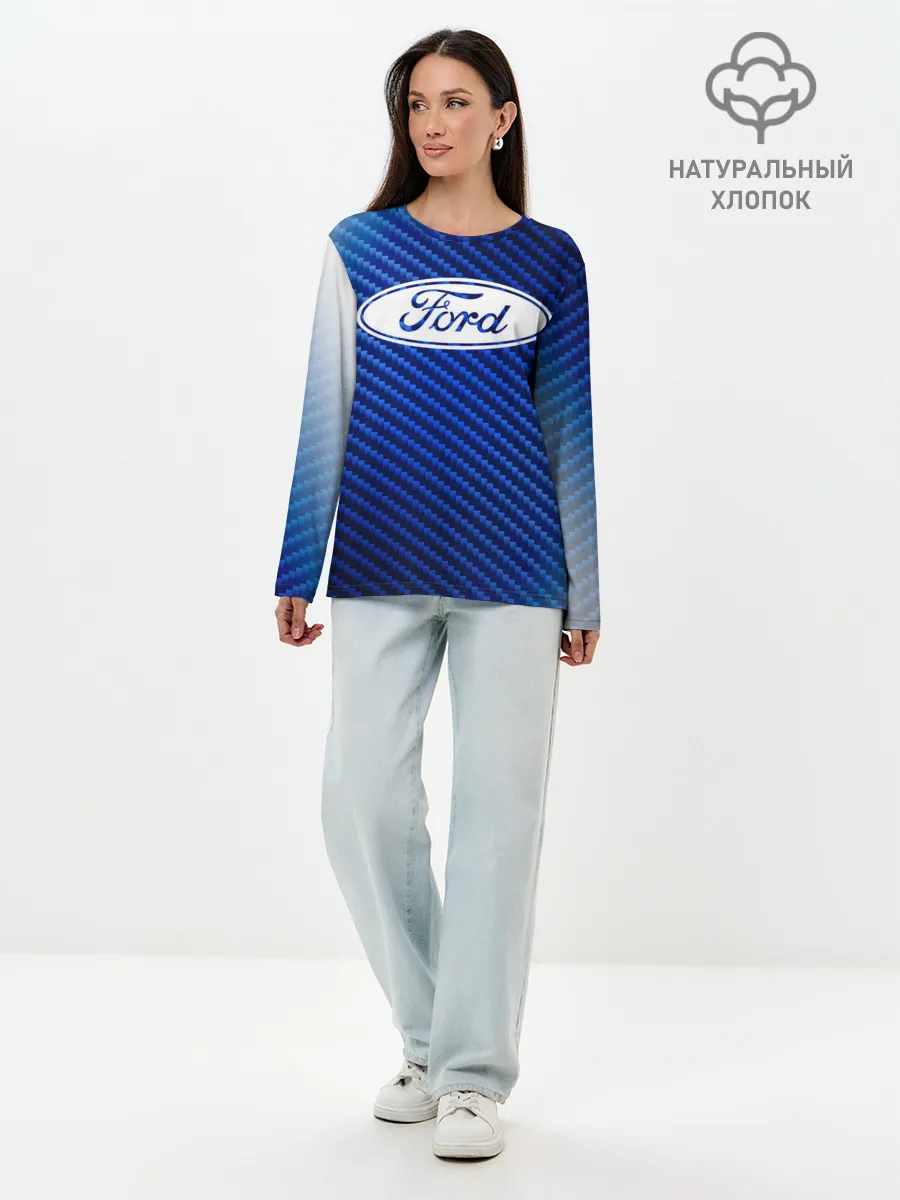 Лонгслив женский. Хлопок / FORD / Форд