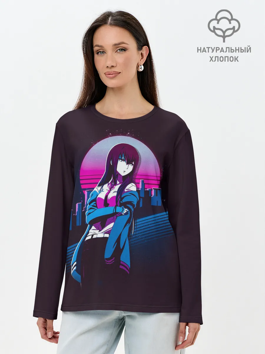 Лонгслив женский. Хлопок / Курису