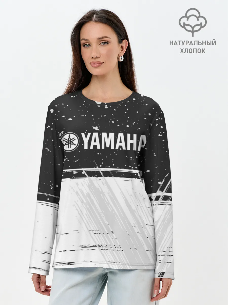 Лонгслив женский. Хлопок / YAMAHA MOTOR / Ямаха