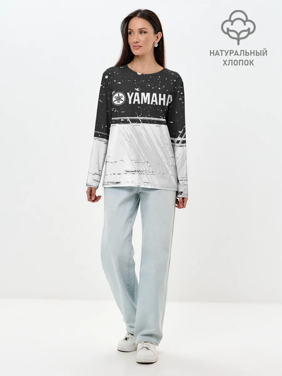 Лонгслив женский. Хлопок / YAMAHA MOTOR / Ямаха