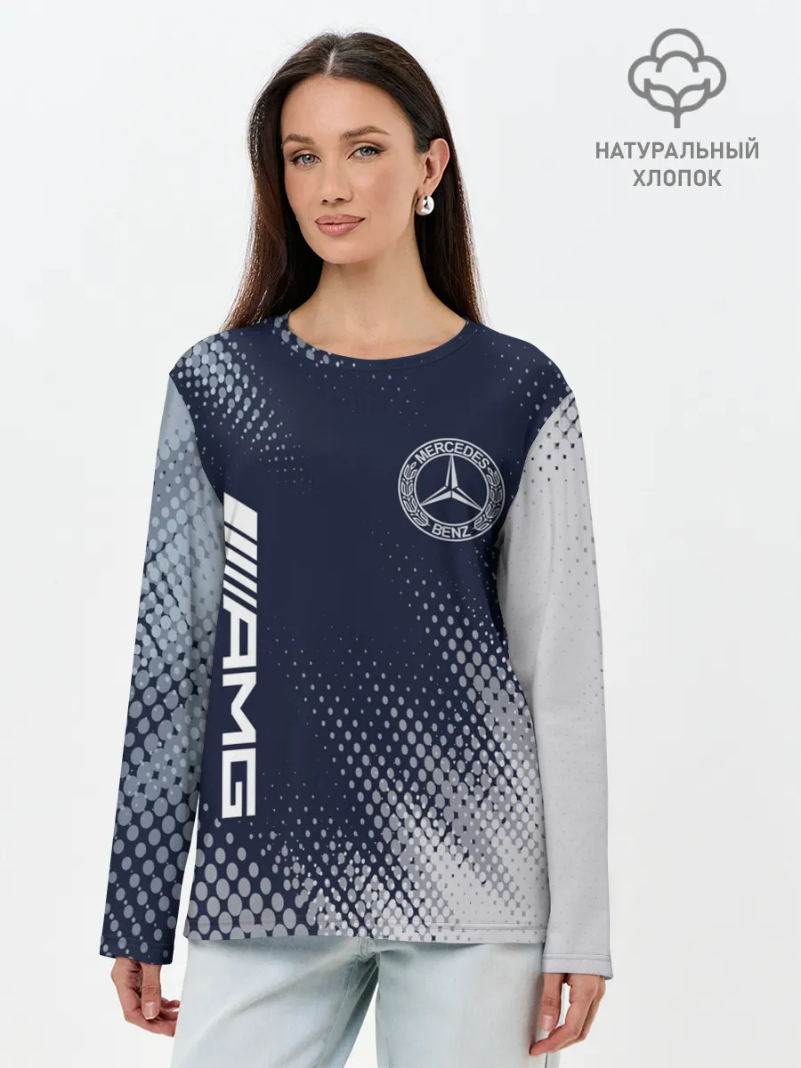 Лонгслив женский. Хлопок / MERCEDES / Мерседес