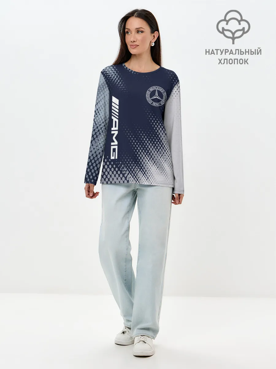 Лонгслив женский. Хлопок / MERCEDES / Мерседес