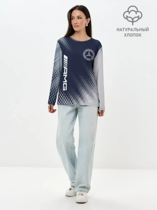 Лонгслив женский. Хлопок / MERCEDES / Мерседес