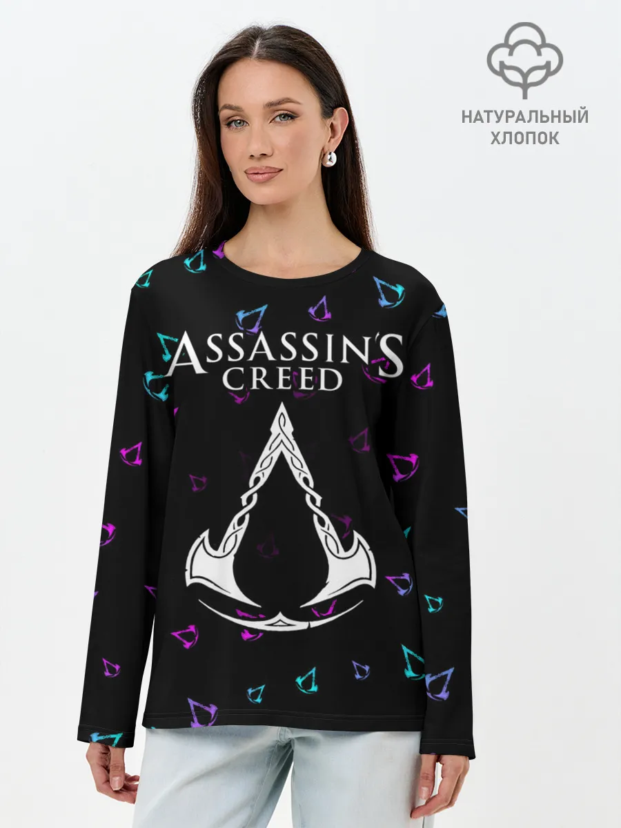 Лонгслив женский. Хлопок / ASSASSIN’S CREED VALHALLA