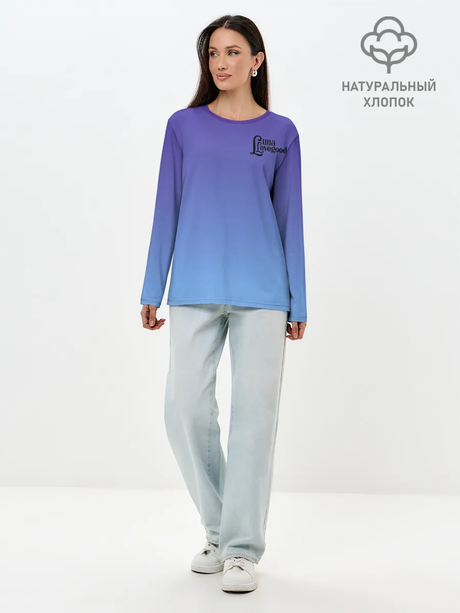 Лонгслив женский. Хлопок / Луна Лавгуд