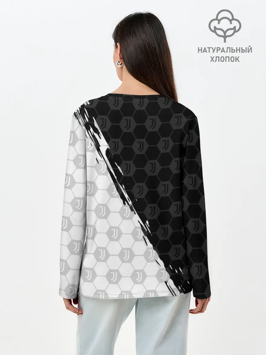 Лонгслив женский. Хлопок / JUVENTUS