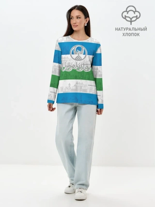 Лонгслив женский. Хлопок / Узбекистан