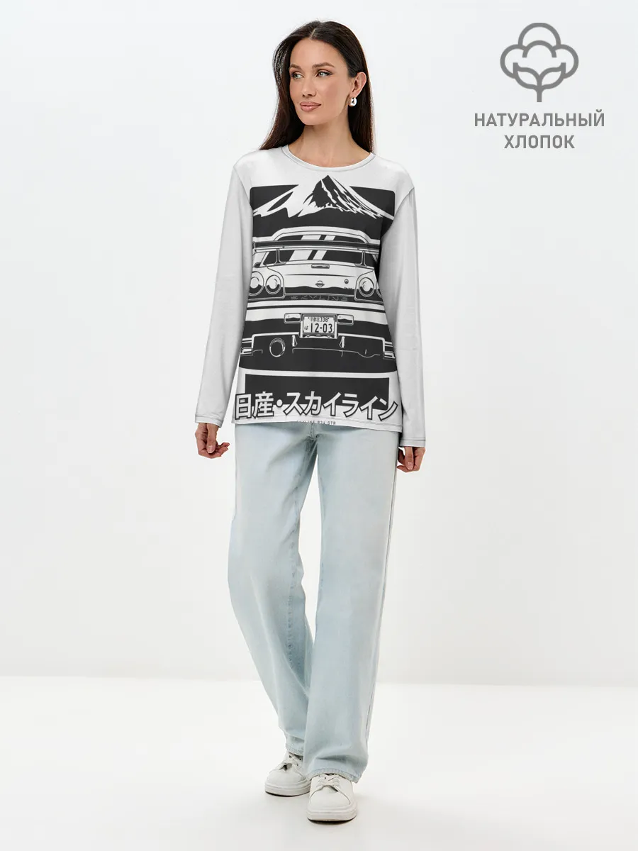 Лонгслив женский. Хлопок / Skyline R 34