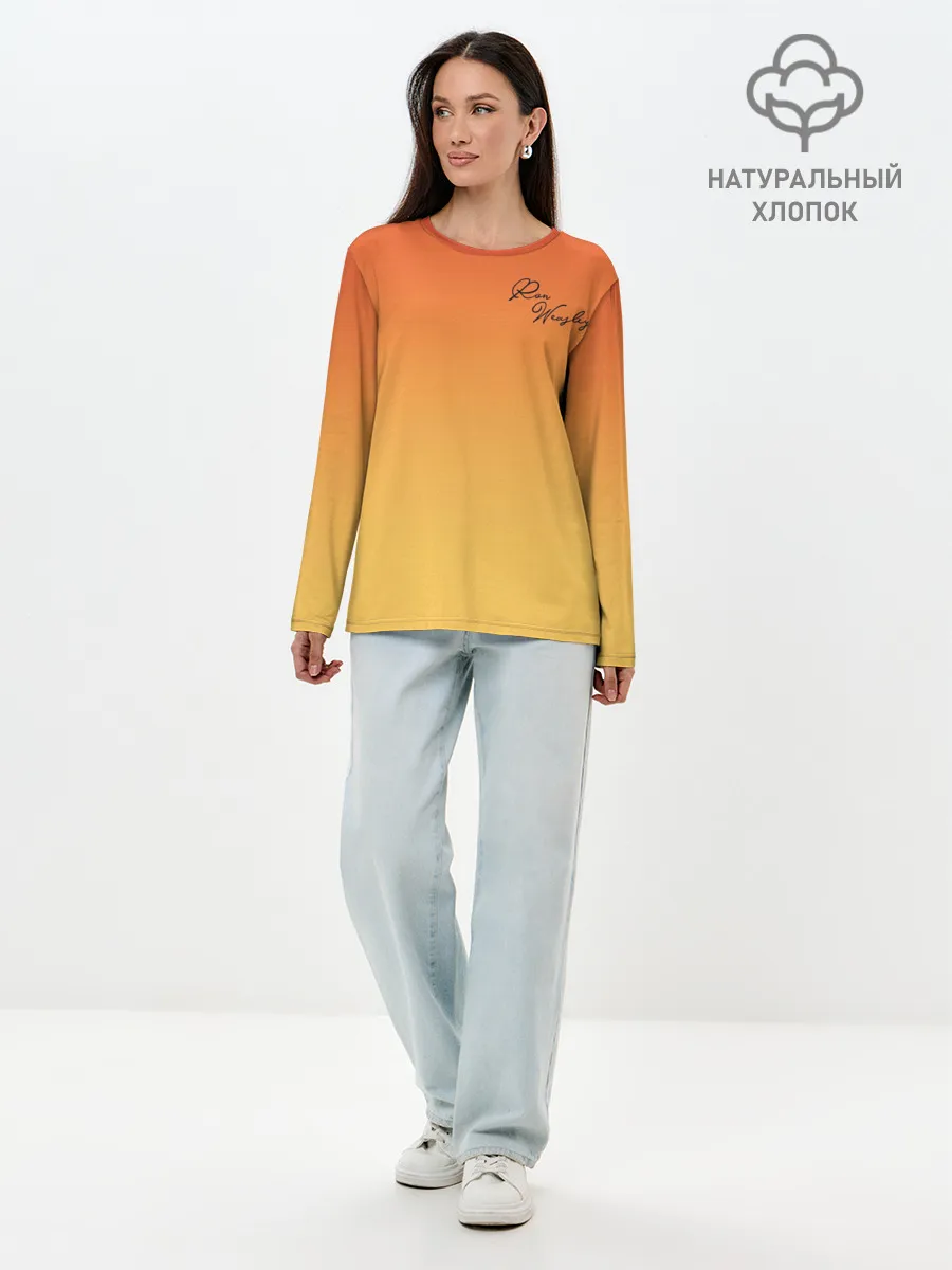 Лонгслив женский. Хлопок / Рон Уизли