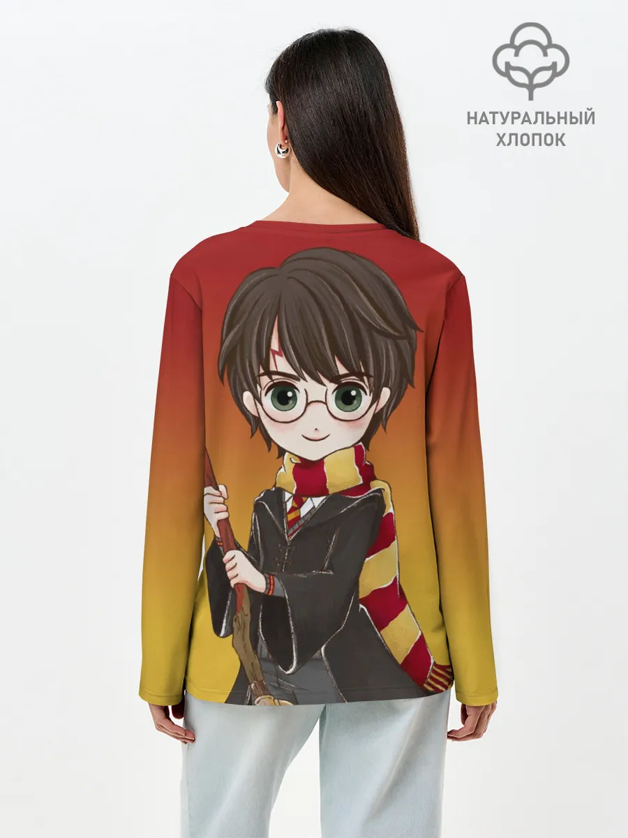 Лонгслив женский. Хлопок / Гарри Поттер