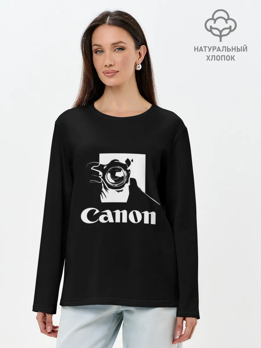 Лонгслив женский. Хлопок / Canon