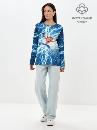 Лонгслив женский. Хлопок / Crash Bandicoot